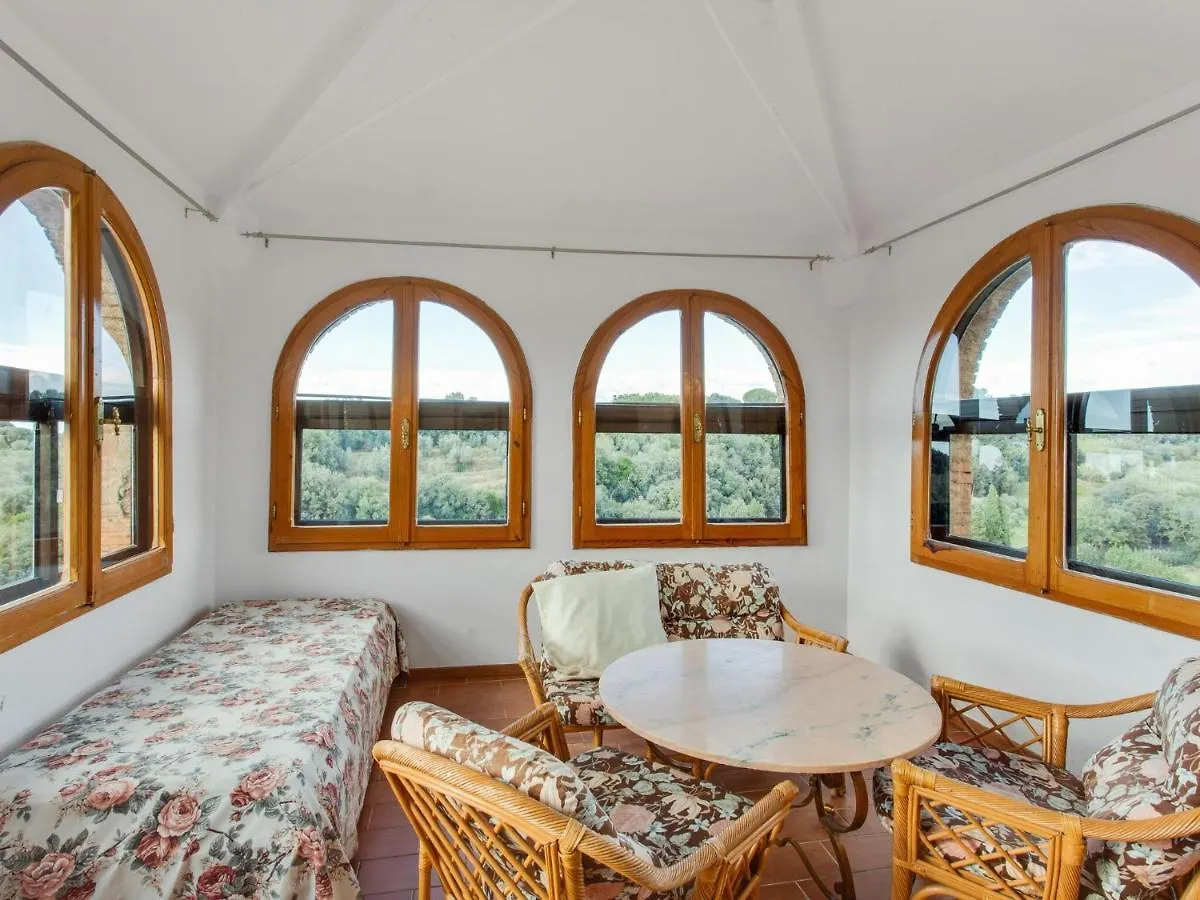 Cosy Holiday Home In Bibbona With Balcony, Heating & Views